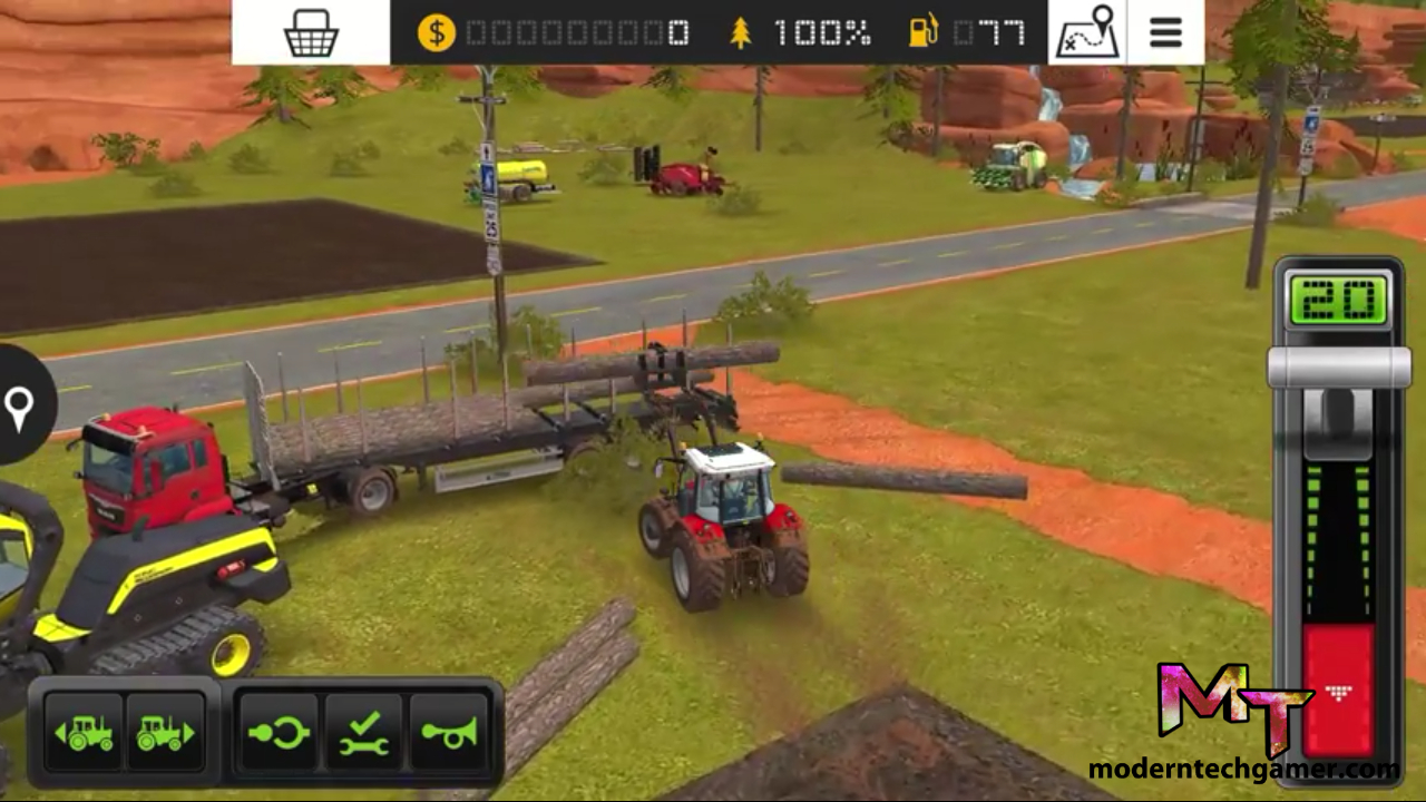 %farming simulator 18 gameplay screen shot
